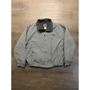 Vintage Seaworld California Jacket Size 2XL Grey Fleece Lined Bomber 90s Y2K